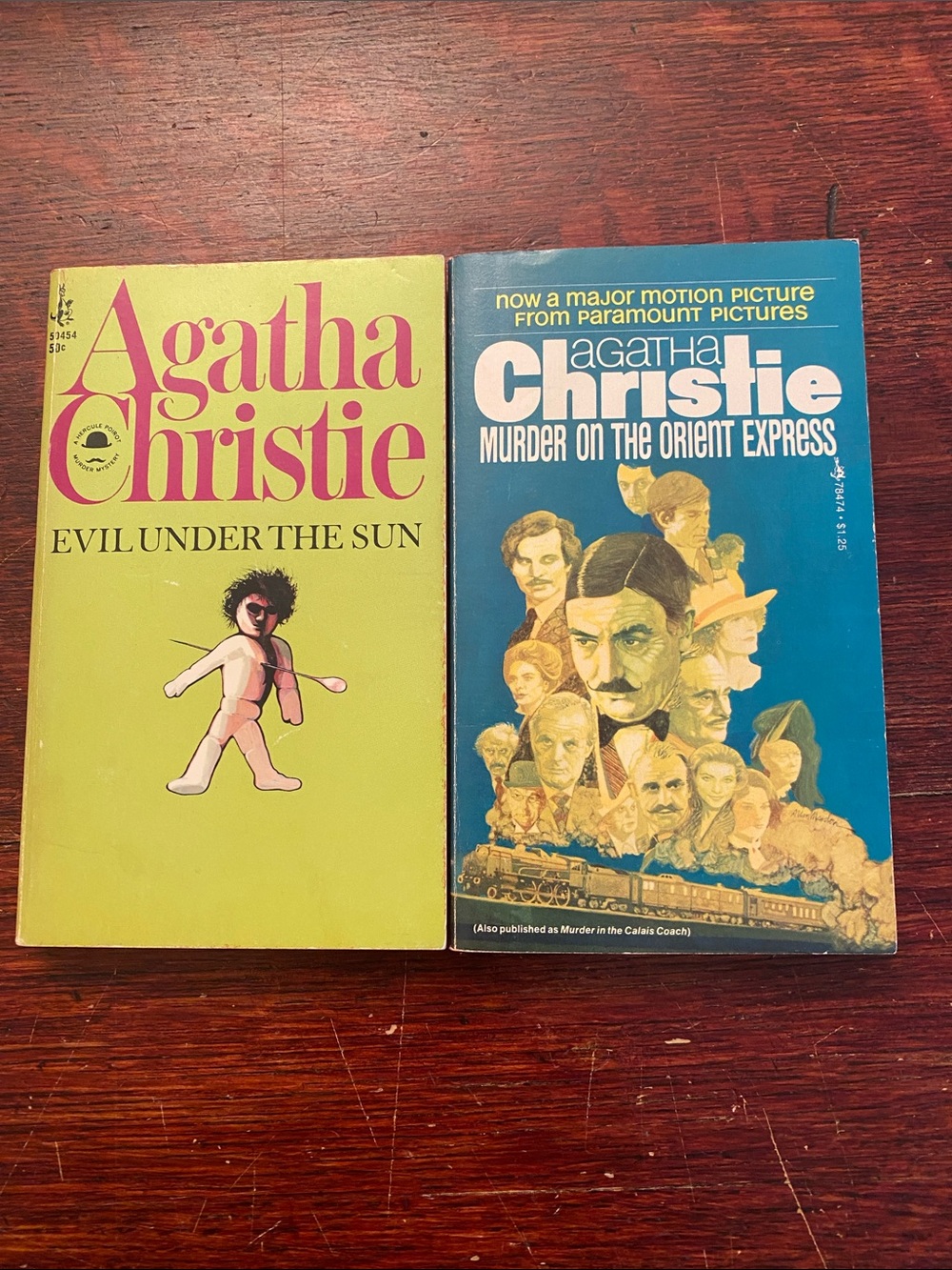 Agatha Christie Paperback Set - Lime Green & Teal Covers